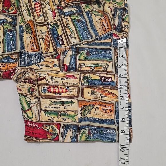 SPOT fishing Print Vintage Shirt Xl - Picture 8 of 8